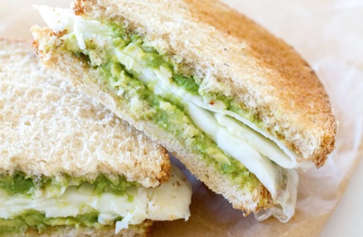 Egg White and Avocado Breakfast Sandwich